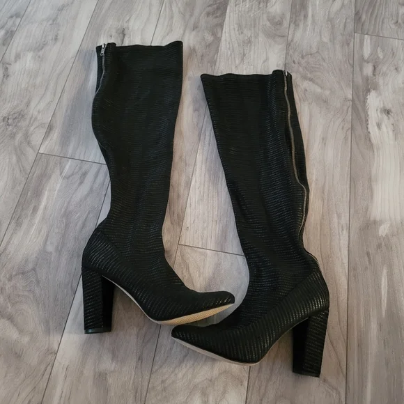 Nwot Nicole Ricci Over the Knee Boots size 10M - Picture 2 of 8